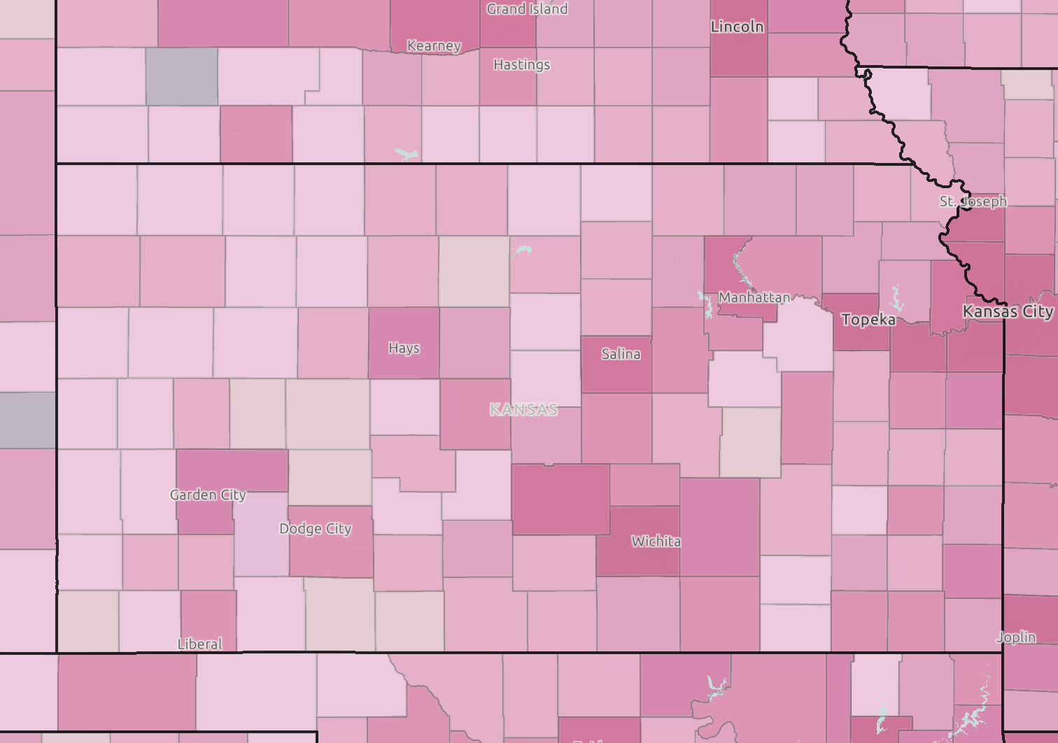 Map Gallery | All Things Kansas | Kansas State University