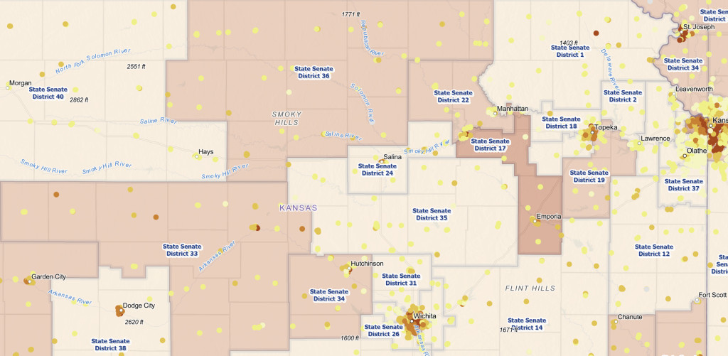 A map of children in poverty and free and reduced price lunch rates.